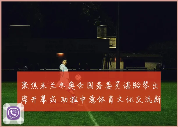 聚焦米兰冬奥会国务委员谌贻琴出席开幕式 助推中意体育文化交流新篇章